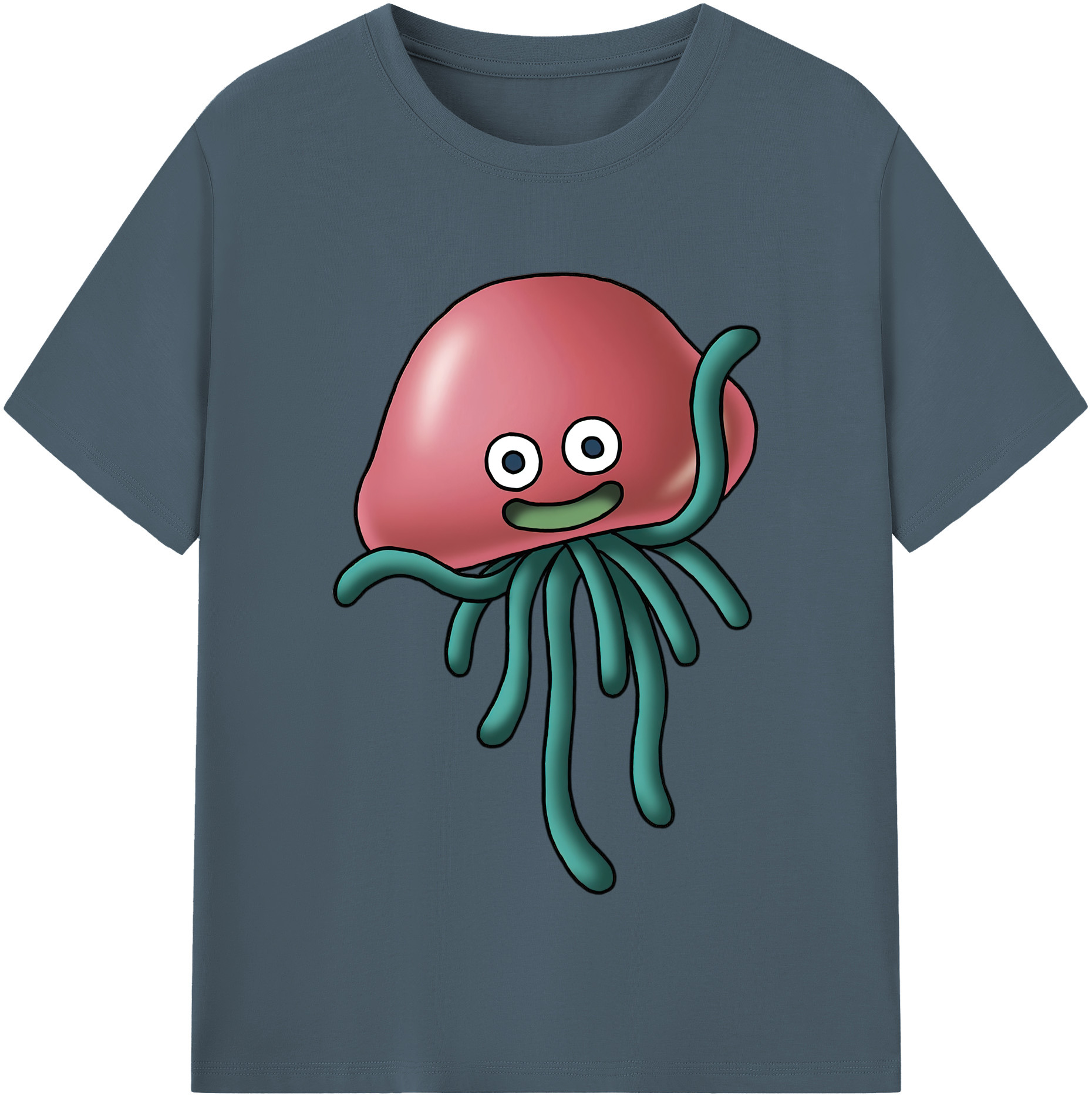 （画像用） ドラゴンクエスト Doragon Kuesuto Dragon Quest 綿100％半袖Tシャツ（フロントプリント）
